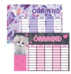 T-Creativ Cicás / Pillangós nagy órarend N13048TGI