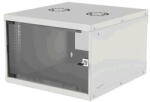 Manhattan Rackszekrény - 19" fali kivitel (6U, 353 (h) x 540 (w) x 560 (d) mm, IP20, Flatpack, Szürke) (HALRACMH714792)