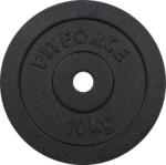 Fitforce Disc Greutate 10kg Negru 30mm (plb10kg-30mm-u5a)