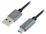 LogiLink USB 2.0 kábel, USB AM-Micro BM, nejlonfonat, 2m (LOGILINK_CU0134) (LOGILINK_CU0134)