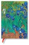 Paperblanks Тефтер Van Goghs Irises, 130 х 180 mm, твърда корица, 72 листа (PB8204-0)