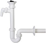 Styron Csőszifon, leeresztőszeleppel, mosógépcsatlakozóval, 32 mm-es elfolyással (STY-638-32-3) (STY-638-32-3)