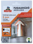 MESTER Fugalehúzó akrilhoz, 5 mm, íves (fehér/narancs) (OFAI5)