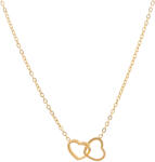 Troli Romantikus aranyozott nyaklánc szívvel