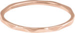 Troli Minimalista aranyozott gyengéd kivitelezésű gyűrű RoseGold 52 mm