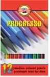 KOH-I-NOOR Progresso színes ceruza készlet, famentes, 12 szín (K8756-12)