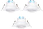 Aigostar - Set 3x spot LED încastrat, 5W/230V, 3000K, Ø 8, 5 cm, alb (AI2037)