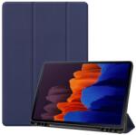 Cellect Samsung Galaxy Tab S7 Plus 12.4 T970/T975 tok toll tartóval, Kék (TABCASE-SAMS7PPEN-BL)