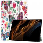 Techsuit Husa pentru Samsung Galaxy Tab S10 Ultra / Tab S9 Ultra / Tab S8 Ultra Techsuit FoldPro Butterfly (Multicolor)