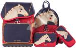 Jeune Premier Set ghiozdan școlar mare Ergomaxx Saddle Bag Jeune Premier penare ergonomice și școlare cu sac pentru educație fizică și încălțăminte de schimb (JPERX25242-A)
