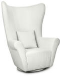 King Home MaMaison Grosdos Forgó Fotel Zsenília Krémfehér