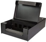 LogiLink konszolidációs pontdoboz 4 keystone csatlakozóhoz, fekete