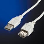 Roline Cable USB2.0 A-A M/F, 1.8m, Value (11.99.8949)