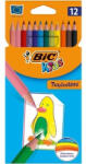 BIC Set 12 creioane colorate BIC Kids Tropicolors (BC832566)