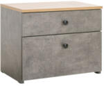  Light Éjjeli Szekrény - Sonoma Tölgy/ Szürke
