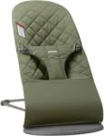 BabyBjörn Balansoar Bliss Dark Green BabyBjorn din tesatura matlasata cu aspect Clasic (006046A) Sezlong balansoar bebelusi