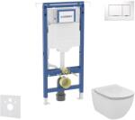 Geberit Duofix - Előfali szerelőkészlet, WC és ülőke Ideal Standard Tesi, Sigma20, Aquablade, SoftClose, fehér/fényes króm SANI11CD3138 (SANI11CD3138)