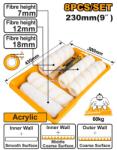 INGCO Set Trafaleti cu Pensula Tava Interior/Exterior 8buc INGCO HKTCB83230083 (HKTCB83230083)