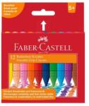Faber-Castell Creioane cerate, formă triunghiulară, FABER-CASTELL "Grip", 12 culori diferite, 12 buc
