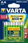VARTA HR06 Professional Accu 2600mAh 4 AA Elem (VAR-5716-4)