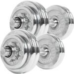 MOVIT Egykezes súlyzó szett 30 kg krómozott (20040342) - kokiskashop