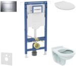 Geberit Duofix - Előfali szerelő készlet, Alpha WC ülőkel, Sigma30 gomb, króm SANI11CD1103 (SANI11CD1103)