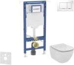 Geberit Duofix - Előfali szerelőkészlet, WC és ülőke Ideal Standard Tesi, Sigma30, fehér/króm SANI11CD3129 (SANI11CD3129)