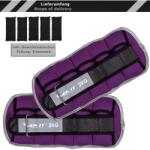 MOVIT Neoprén fényvisszaverő terhelő súly 2 x 2 kg lila (20040992) - kokiskashop