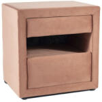 SIGNAL MEBLE Signal ET-003 Velvet Bársony Éjjeliszekrény Antik Rózsaszín