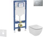 Geberit Duofix - Előfali szerelőkészlet, WC és ülőke Ideal Standard Tesi, Sigma01, matt króm SANI11CD2109 (SANI11CD2109)