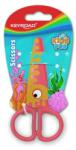 Keyroad Foarfece școlare KEYROAD, 12 cm, blister, motiv cu pești, portocaliu