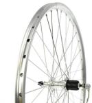 Malvestiti Velogo Malvestiti 26-os (559 mm) MTB hátsó kerék, gyorszáras tengellyel, kazettás lánckeréksorhoz, ezüst színű