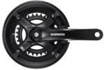 Shimano Tourney FC-TY501-2 négyszögtengelyes trekking hajtómű 30-46T, 170 mm, alumínium, LV, fekete