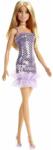 Mattel Papusa cu rochie mov, Barbie Glitz, HJR93 Papusa Barbie