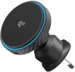 Proove grafit kör Qi2 15W vezeték nélküli autós töltőtartó tartó (WHGC15010001)