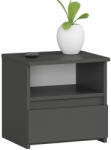 AKORD CL1 Éjjeliszekrény Laminált Grafitszürke