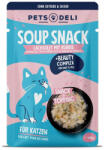 Pets Deli Soup tasak macskáknak lazac 12x40g