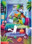 Magnolia 7051 - Girl & Cats - 1000 db-os puzzle (7051)
