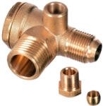 TC Technic Supapă de Reținere pentru Compresor 1/2" x 3/8" (20x16 mm) din Alamă Technic BNV-001 (TF2-27438)