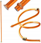 TC Technic Furtun Conector Flexibil pentru Compresor, 60 cm, cu Supapă de Reținere și Presostat, DN6 M10x1, 0 (TF2-712)
