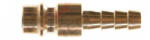 Technic Conector Pneumatic Rapid din Alamă pentru Furtun de Aer de 6 mm, Compatibil cu Compresoare (TF2-12455)