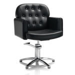  Hair Liberty fekete fodrász szék - csillag talppal (XS375043)