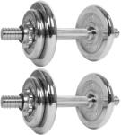 MOVIT Egykezes súlyzó szett 20 kg krómozott (20040011) - gorillasports