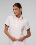 The Upside Tricou Polo Alb Pentru Femei The Upside Bounce Birdie Crop Polo