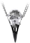 Alchemy Gothic Zgardă ALCHEMY GOTHIC - Volvan Raven Skulll - P898