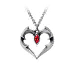 Alchemy Gothic Zgardă ALCHEMY GOTHIC - Bat Heart - Pewter - P900