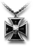 Alchemy Gothic guler Negru Cavalerului Traversa ALCHEMY GOTHIC - P617