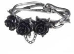 Alchemy Gothic Brăţară ALCHEMY GOTHIC - Wild Black Rose - A125
