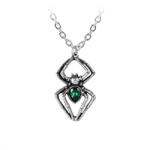 Alchemy Gothic Zgardă ALCHEMY GOTHIC - Emerald Spiderling - Pewter - P904