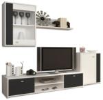 Ramely Mobila de living, alba/neagra, GENTA